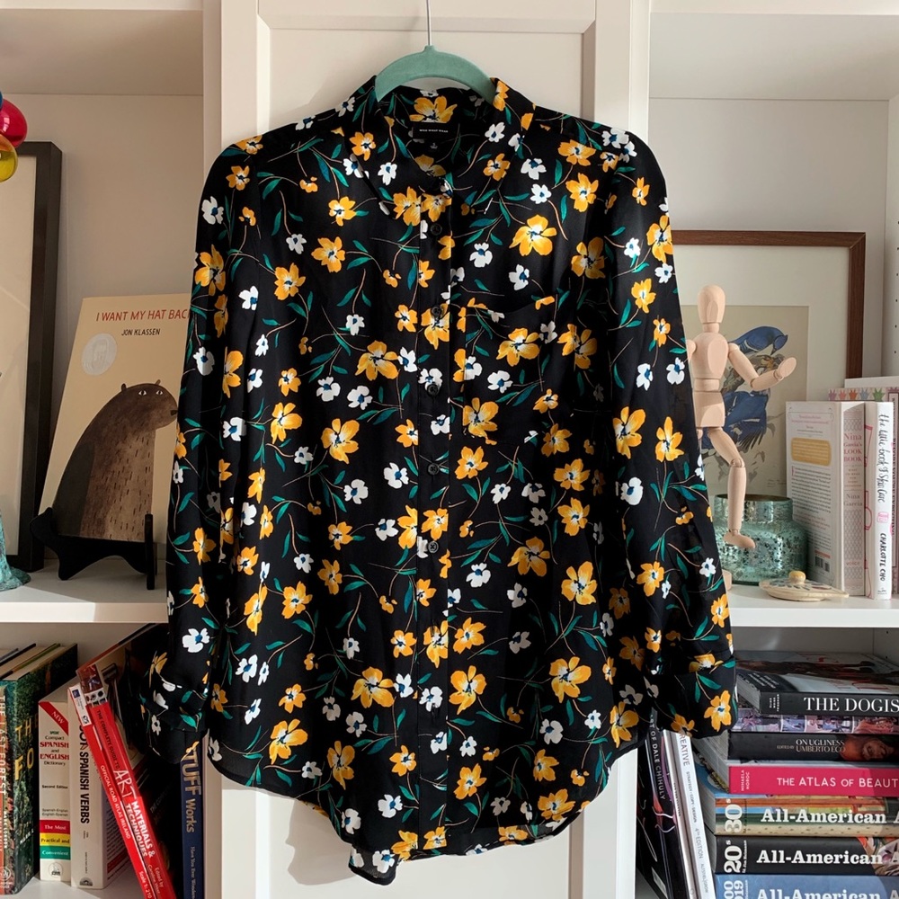 Floral Button Down Blouse